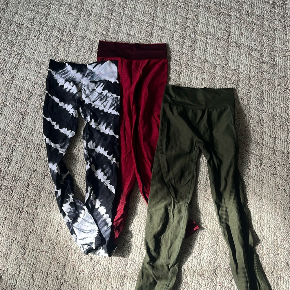 Pink leggings xs